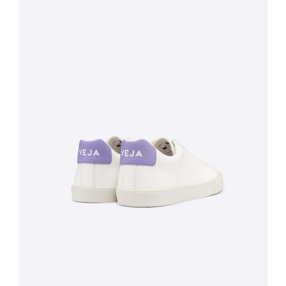 Veja ESPLAR CHROMEFREE Women's Sneakers White/Purple | CA 618LIS